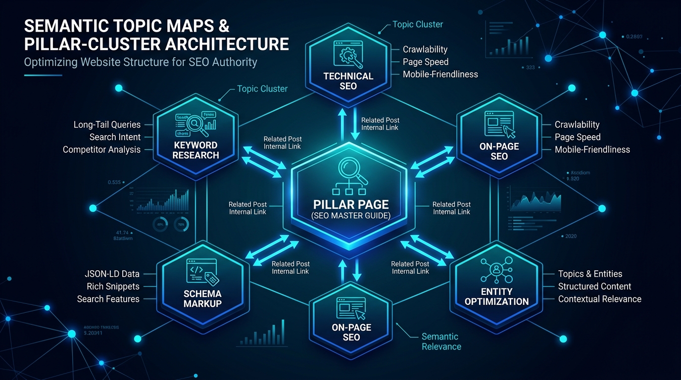 Semantic Topic Maps & Pillar-Cluster Architecture